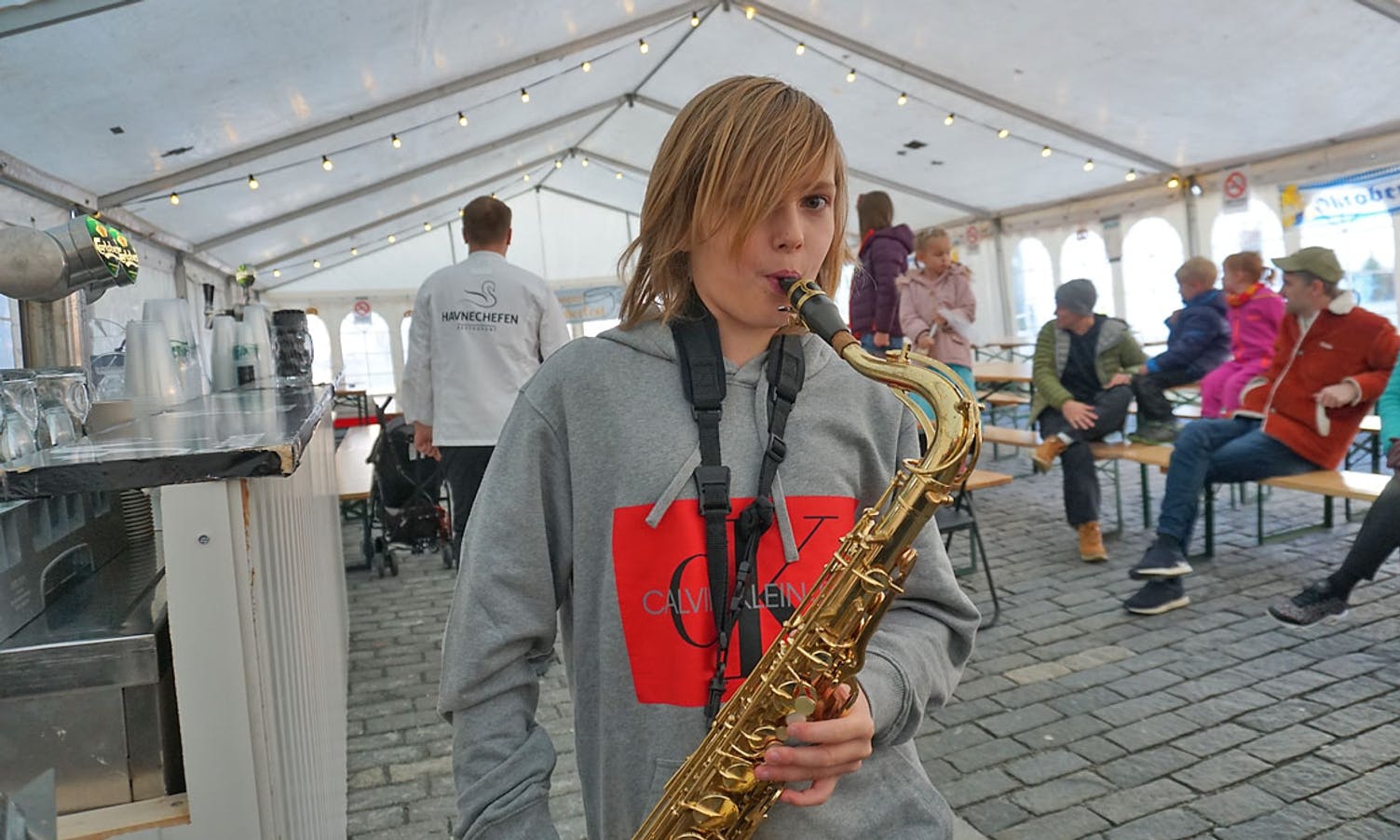Saksofonist og pilot.  (Foto: KOG)