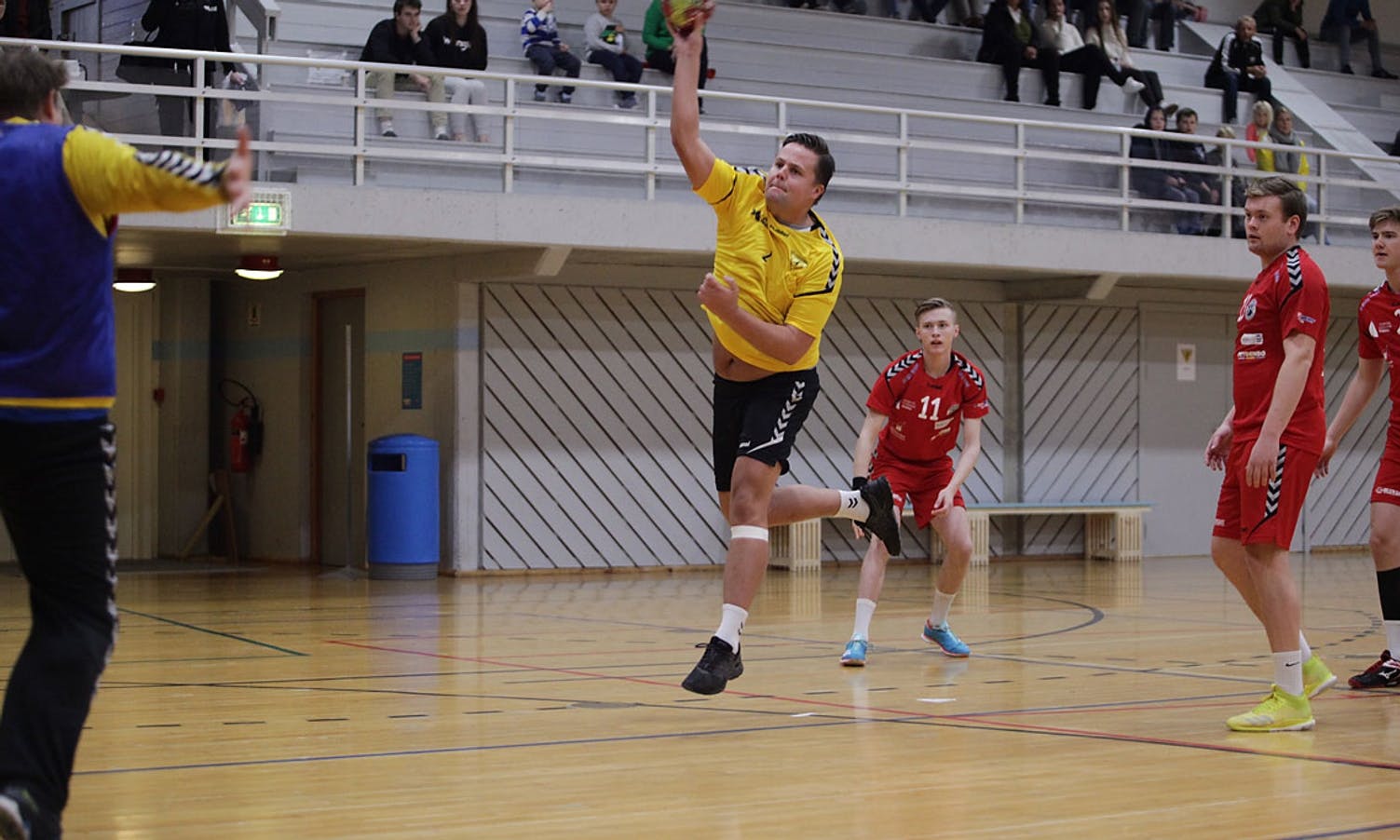 Trenar Alexander Heggø auka til 2-0.  (Foto: KVB)