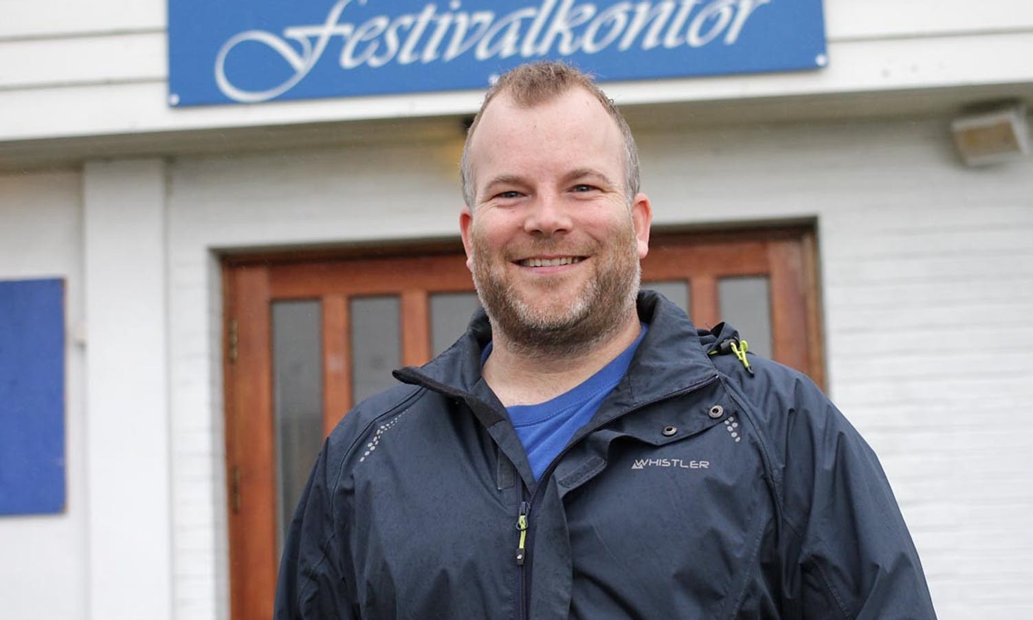 Dagleg leiar Øystein Vaage, her før rekordfestivalen i 2017. (Foto: Kjetil Vasby Bruarøy)